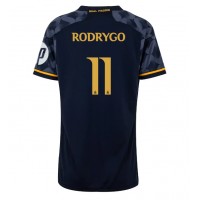 Dres Real Madrid Rodrygo Goes #11 Gostujuci za Žensko 2023-24 Kratak Rukav